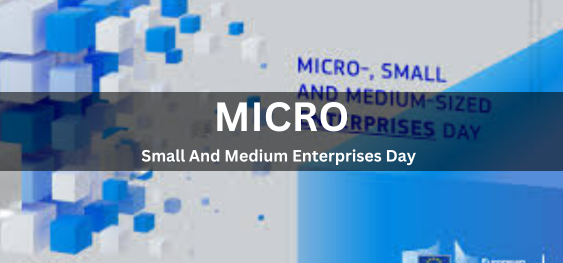 Micro, Small And Medium Enterprises Day [सूक्ष्म, लघु एवं मध्यम उद्यम दिवस]